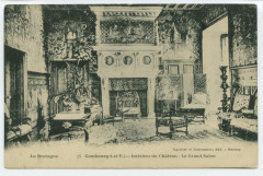 73 Combourg (I.et-V.) - Intérieur du Château - Le Grand Salon.