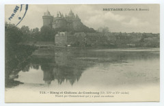 713. - Etang et Château de Combourg (XIe, XIVe et XVe siècles) - Illustré par Chateaubriand qui y a passé son enfance.