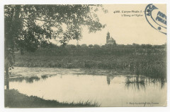 4788. Corps-Nuds (I.-et-V.) - L'Etang et l'Eglise.