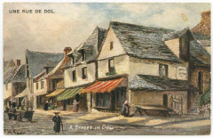 Une Rue De Dol./ A Street In Dol.