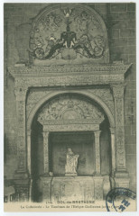 5124  Dol-de-Bretagne. La Cathédrale - Le Tombeau de l'Evêque Guillaume-James (1507).