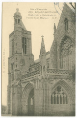 Côte d'Emeraude. 1676. Dol-De-BRETAGNE, Clocher de la Cathédrale et Porche Saint-Magloire.
