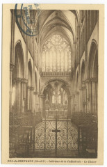 Dol-De-Bretagne (Ile-et-V.) - Intérieurde la Cathédrale - Le Choeur.