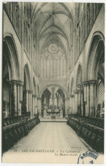 50 Dol-De-Bretagne - La Cathédrale, le Maître-Autel.