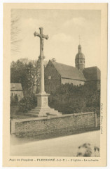 Pays de Fougères - Fleurigne (I-&-V.) - L'église - Le Calvaire.
