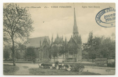 1801. Vieux Fougeres - Eglise Saint-Sulpice. -
													35 Ille et Vilaine
												