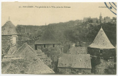 56 - Fougeres - Vue Generale de la Ville, prise du Château.