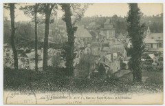 139 _ Fougeres (I.-et-V.) - Vue sur Saint-Sulpice et le Château.