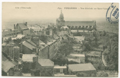 1892. Fougeres _ Vue Generale sur Saint-Léonard.