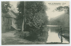 4748. La Gouesnière - L'Etang du Château de Bonaban.