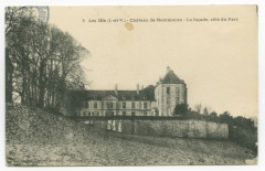 8 Les Iffs (I.-et-V.) - Château de Montmuran - La Façade, côté du Parc.
