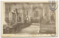 29. - Les Iffs (I.-et-V.). - Intérieur de l'Eglise (XVe siècle).