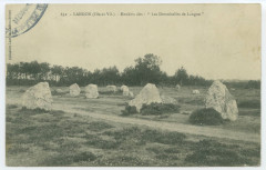 632. - Langon (Ille-et-Vilaine). - Menhirs dits : Les Demoiselles de Langon.