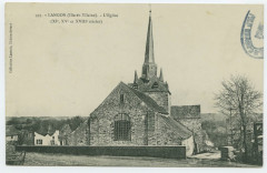 493. - Langon (Ille-et-Vilaine). - L'Eglise.(XIe, XVe et XVIIIe siècles).