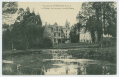 Environs de Combourg (I.-et-V.) - Le Château de Lanrigan, vue de l'Etang.