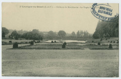 27 Louvigné-du-Désert (I.-et-V.) - Château de Monthorin - Le Tapis-Vert et l'Etang.
