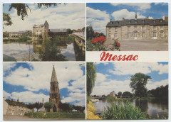 Messac 35480 (I.-et-V.) - L'église - La mairie - Le vieux Moulin - La Vilaine.