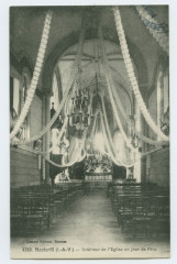 4760. Monterfil (I.-et-V.) - Interieur d'église un jour de fête
