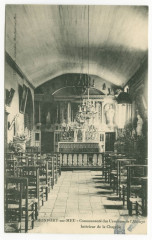 Montfort-sur-Meu - Communauté des Ursulines de l'Abbaye. Intérieur de la Chapelle -
													35 Ille et Vilaine
												