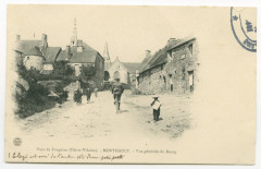 Pays de Fougères (Ille-et-Vilaine). - Monthault. - Vue Generale du Bourg.