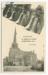 Souvenir du Baptême des Cloches de Moutiers (I.-et-V.). 24 avril 1927. -
													35 Ille et Vilaine
												