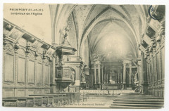 Paimpont (Il.-et-V.). Intérieur de l'Eglise.