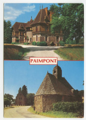 Paimpont (Ille-et-Vilaine), Le Château de Brocéliande et l'Ancienne chapelle des Forges. -
													35 Ille et Vilaine
												