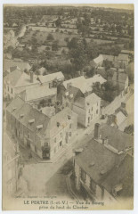 Le Pertre (I.-et-V.) - Vue du Bourg prise du haut du Clocher.