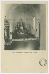 1 - Le Thelin - Intérieur de l'Eglise. -
													35 Ille et Vilaine
												
