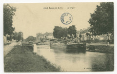 Carte postale ancienne 4460. Redon (I.-et-V.) - La Digue.
                                                                     à Saint-Nicolas-de-Redon
                                