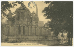 Redon  - Abside de l'Eglise et la promenade