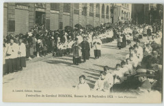 Funérailles du Cardinal DUBOURG, Rennes le 28 Septembre 1921- Les Paroisses.