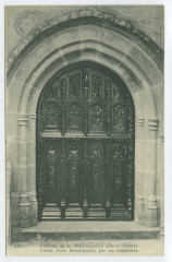 183. Château de la Prevalaye (Ille-et-Vilaine). Vieille Porte Remarquable par ses sculptures.