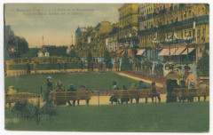 91. Rennes (I.-et-V.). - Place de la République et les nouveaux Jardins sur la Vilaine