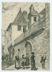 19. - Le vieux Rennes - Rue des Dames, ancien Hôtel de Freslon. (par Busnel.) -
													35 Ille et Vilaine
												