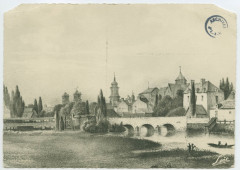 10. Le Vieux Rennes. - Ancien Pont St-Georges. (Par Lorette.)