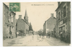 2460. Romagné (I.-et-V.) - la Grande Rue