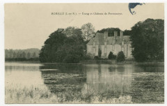 Romille (I.-et-V.).- Etang et Château de Perronay