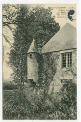 Roz-sur-Couesnon (I.-et-V.) -  Château féodal de Lancy-Morel - Une vieille tourelle. -
													35 Ille et Vilaine
												