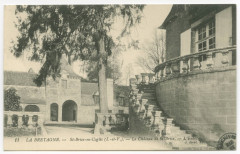 11 La Bretagne. - Saint-Brice-En-Cogles (I.-et-V.) - Le Château de Saint-Brice. - L'Entrée.