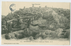 1373 - . Rotheneuf. - Les rochers sculptés par l'Ermite.- G.F.