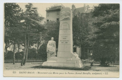 255  Saint-Malo - Monument aux morts pour la patrie (Armel Beaufils, sculpteur).