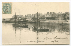 28  Saint-Malo - Le port de marée.
