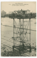 1516  Saint-Malo - Le pont roulant, marée basse. -
													35 Ille et Vilaine
												