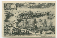 Saint-Malo en 1655. Plan et profil de Saint-Malo. -
													35 Ille et Vilaine
												