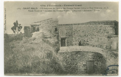 5164  Saint-Malo - L'échaugette du cavalier des Champs-Vauvert (1654) et tour Bidouane