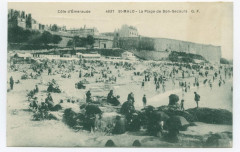 4837  Saint-Malo - La plage Bon Secours.