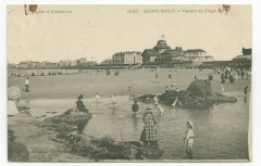 1420  Saint-Malo - Casino et plage.