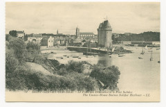 51.- Saint-Servan-Sur-Mer. - Le poste des douaniers et le port Solidor. The custun-house station Solidor harbour.- Ll