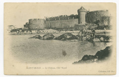 13 - Saint-Malo - Le château, côté nord. -
													35 Ille et Vilaine
												